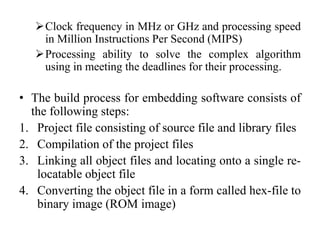 Introduction to embedded system | PPTX