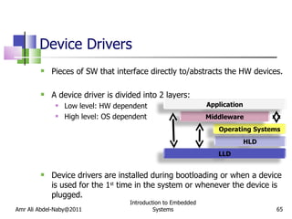 Introduction to embedded systems | PPT