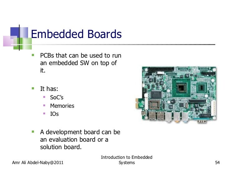 Introduction to embedded systems