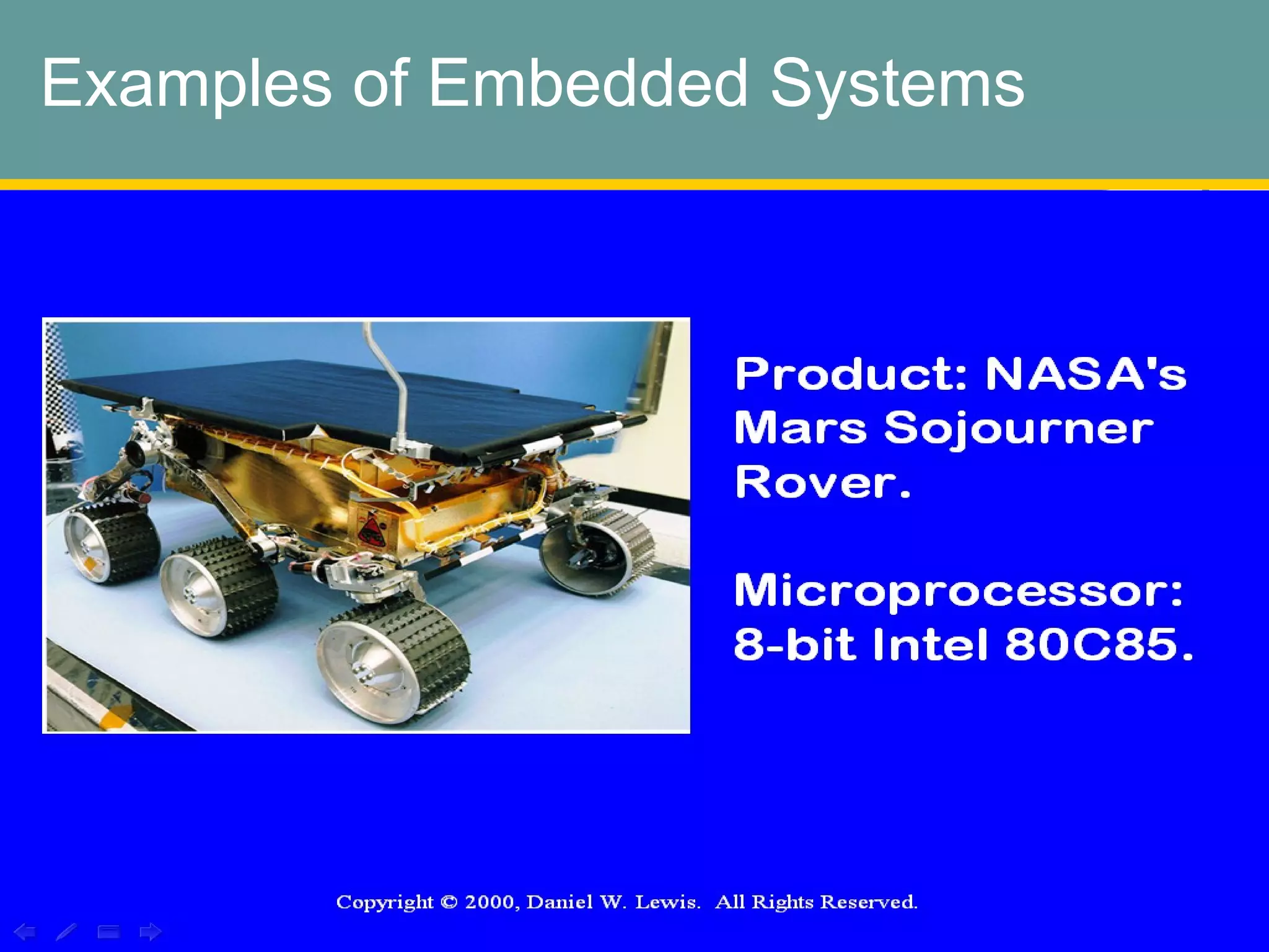 Examples of Embedded Systems 