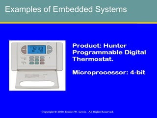 Examples of Embedded Systems 