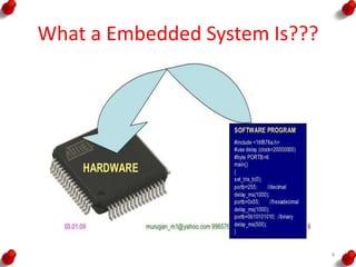 Introduction to embedded systems | PPT