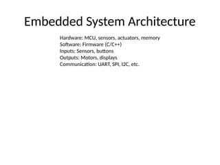 Introduction_to_Embedded_Systems.pptx wur | PPTX