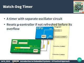 Embedded Controller Timer Introduction to Embedded Systems a Practical Approach | PDF
