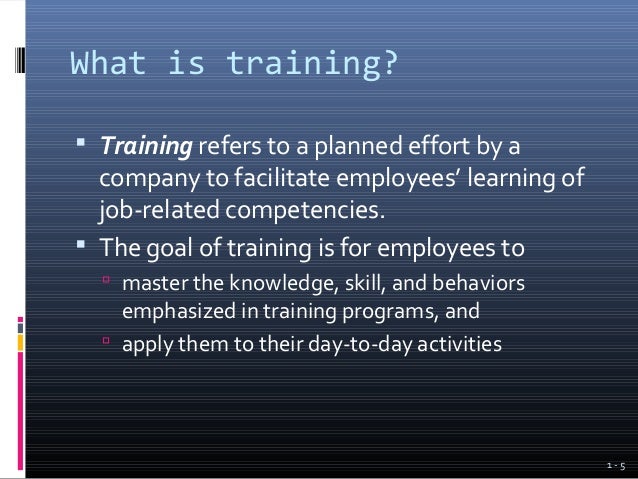 introduction to employee training