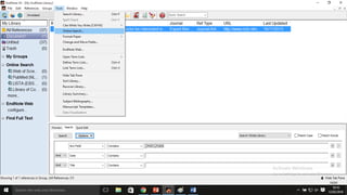 Introduction to end note x4