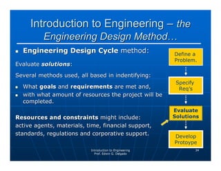 Introduction to engineering 4 methods | PDF