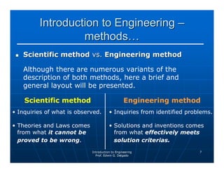 Introduction to engineering 4 methods | PDF