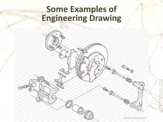 Some Examples of
Engineering Drawing
 