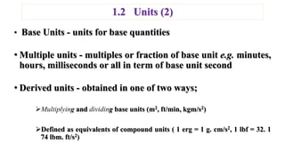 Introduction to Engineering Calculations - Bio-Engineering | PPTX