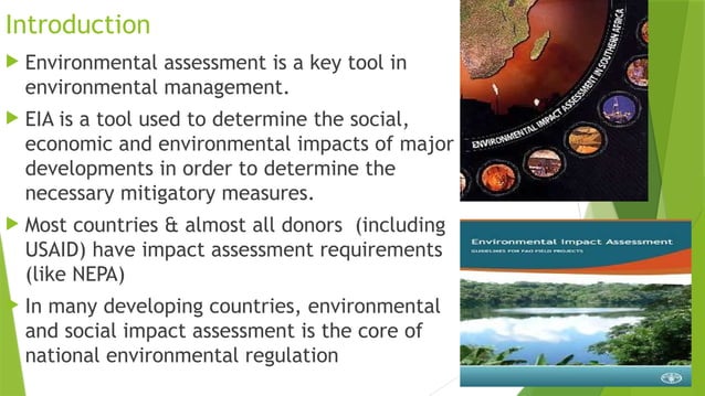 Introduction To Environmental Impact Assessment 2 Pptx