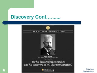 Introduction to enzymes (Biochemistry)