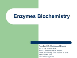 Introduction to enzymes (Biochemistry)