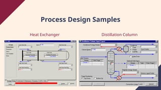 Comprehensive Guide to Equipment Design Using Aspen HYSYS Software | PPTX