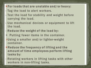 INTRODUCTION TO ERGONOMICS 2 AND LIFTING ANALYSIS(1).pptx