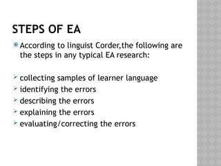 Introduction to Eror Analysis.pptx free download | PPT