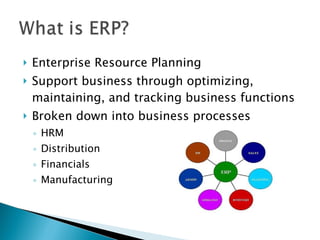 Introduction to erp | PPT
