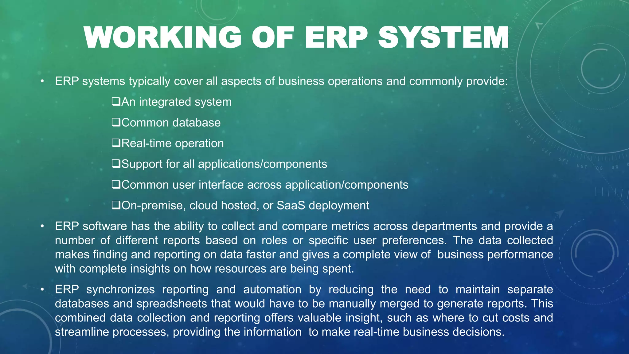 Introduction to erp system | PPT