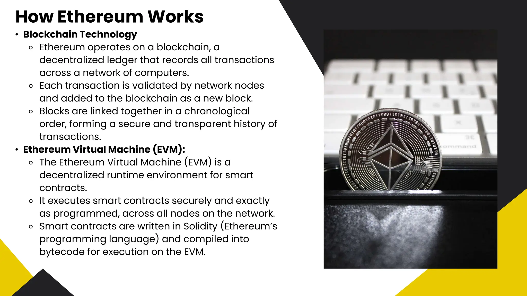 Understanding Ethereum: The Future of Blockchain Technology | PPTX