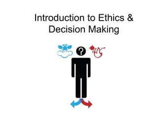 Introduction to Ethics & 
Decision Making 
 