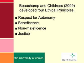 Introduction To Ethics & Ethical Principles | PPTX