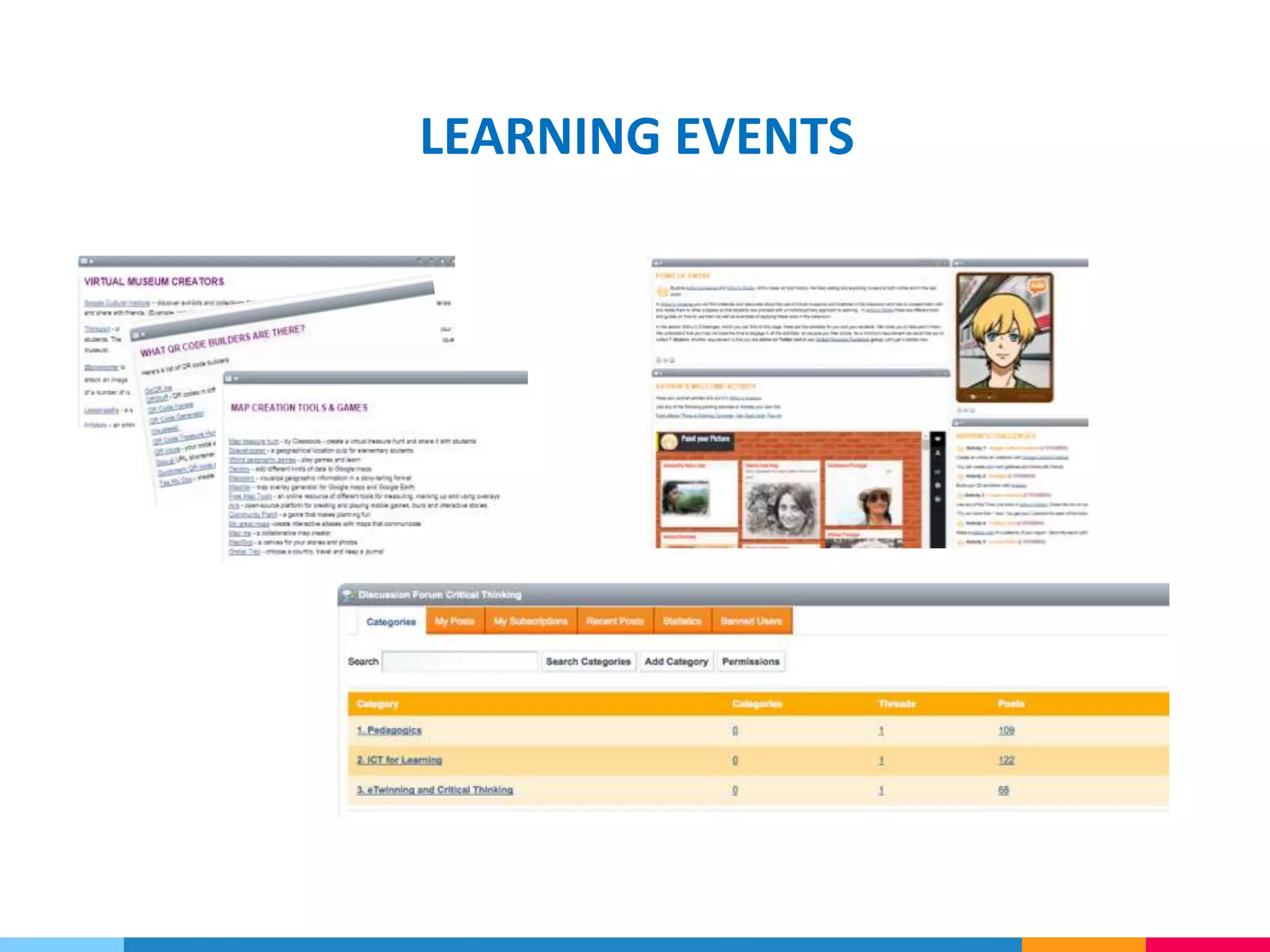LEARNING EVENTS
 