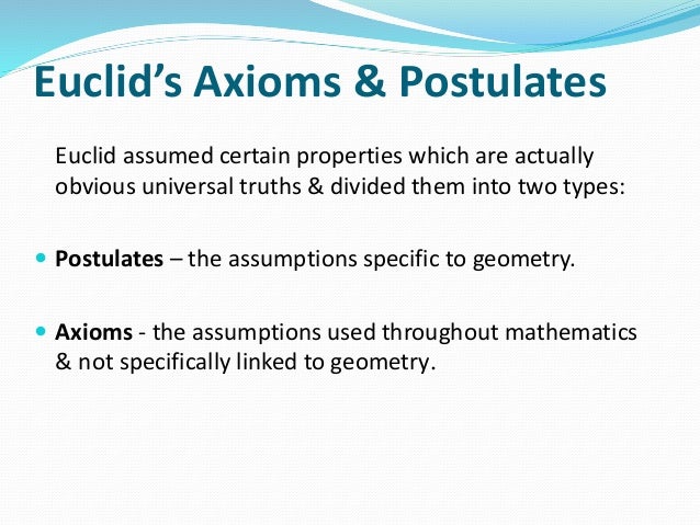 Introduction to euclid’s geometry
