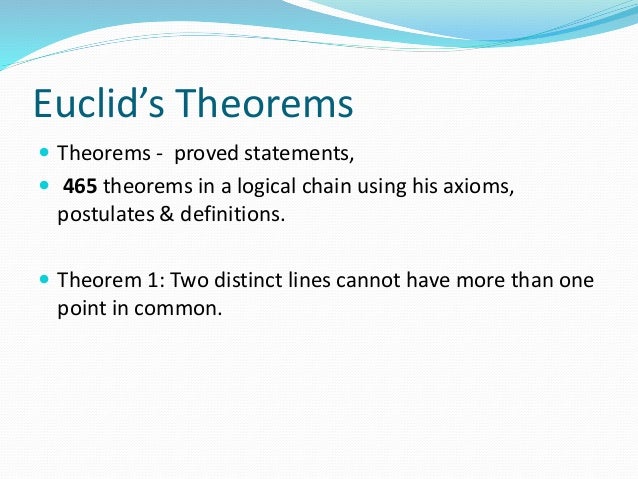 Introduction to euclid’s geometry