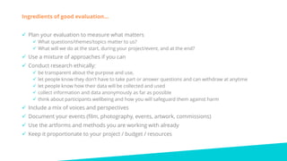 Introduction to evaluation and creative evaluation methods slideshare.pdf