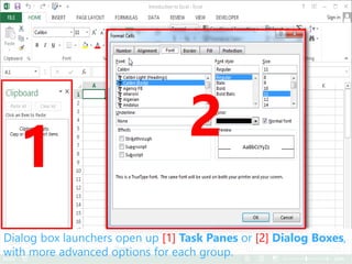 Introduction to Excel - Excel 2013 Tutorial | PDF
