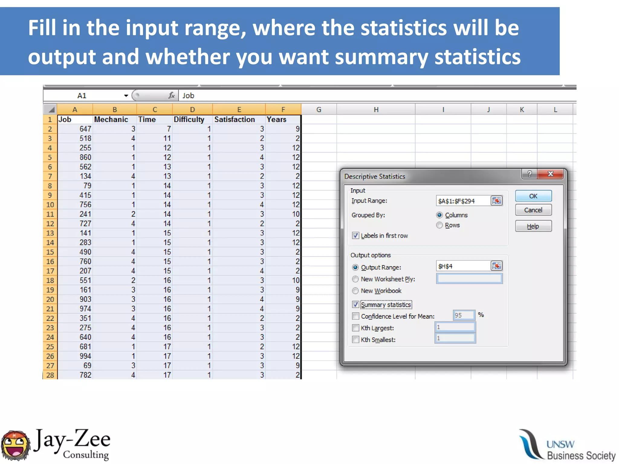 = COUNTA (A1:A25)  will count the amount of non-blank cells from A1 to A25 (use this to count text)