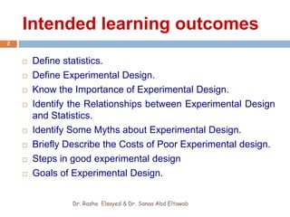 Introduction to experimental design | PDF