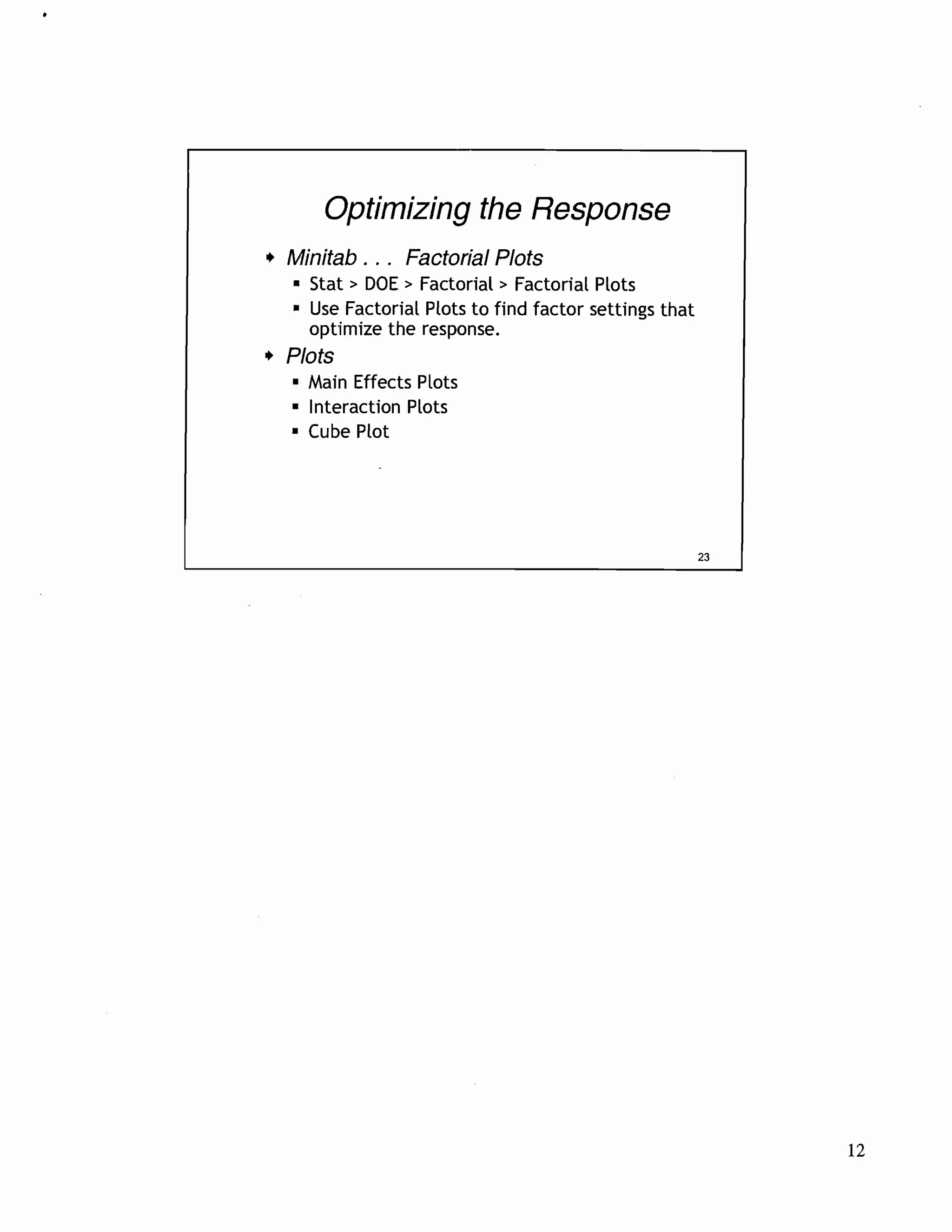 Introduction to factorial designs