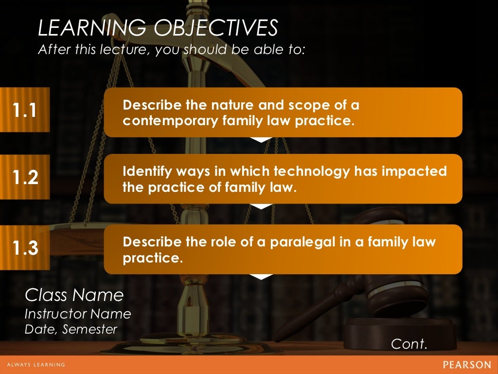 family law presentation topics