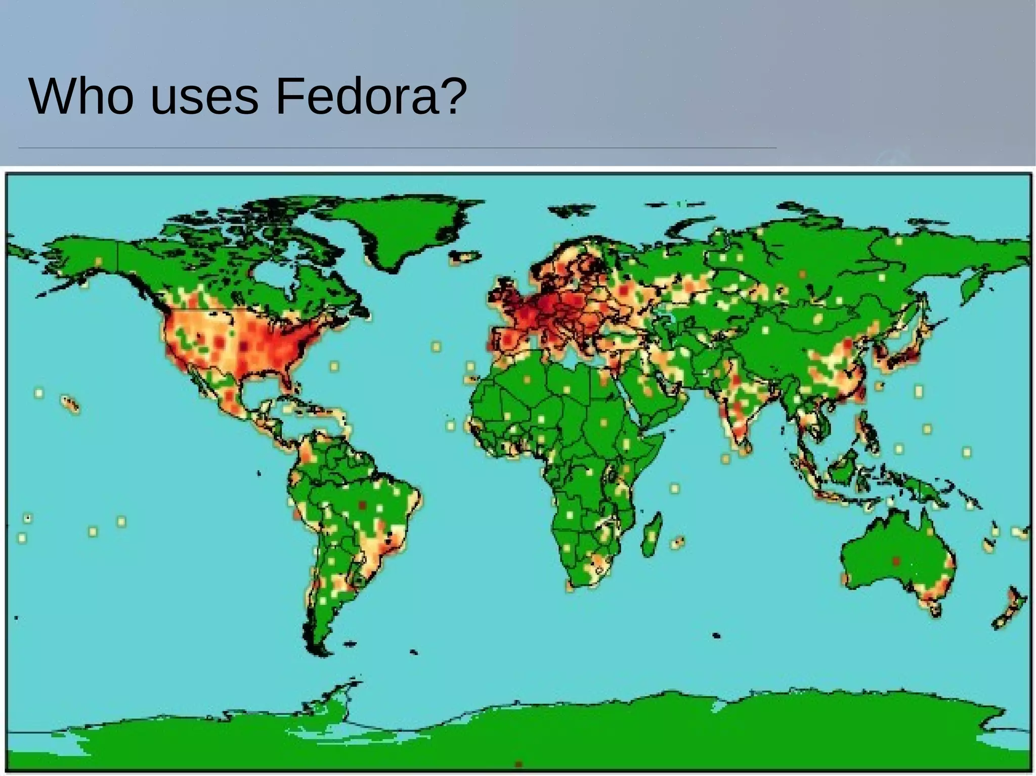 Who uses Fedora?  