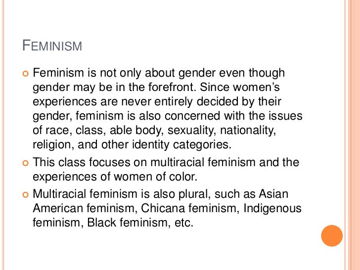 introduction for feminism essay