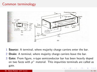 Introduction to Junction Field Effect Transistor | PDF