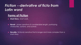 Fictive Example Introduction to fiction | PDF