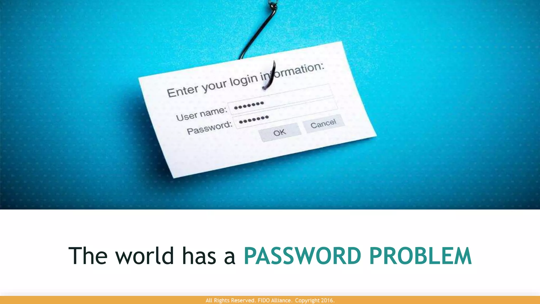 The world has a PASSWORD PROBLEM
5Confidential
 