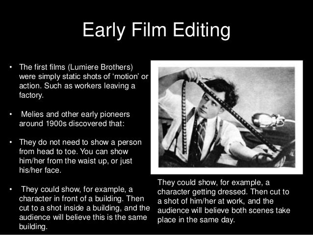 Building Block Of Film Editing Building Block Of Film Editing