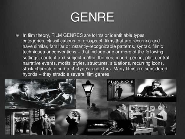 Introduction to film genre study 1 film noir