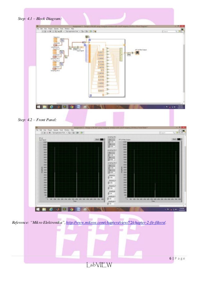 Introduction to Filters under labVIEW Environment