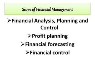 Introduction to financial management | PPTX