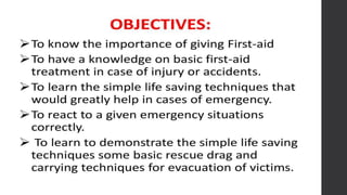 Introduction to first aid | PDF