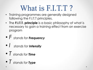 Fipt Definition Introduction to fitness training | PPT