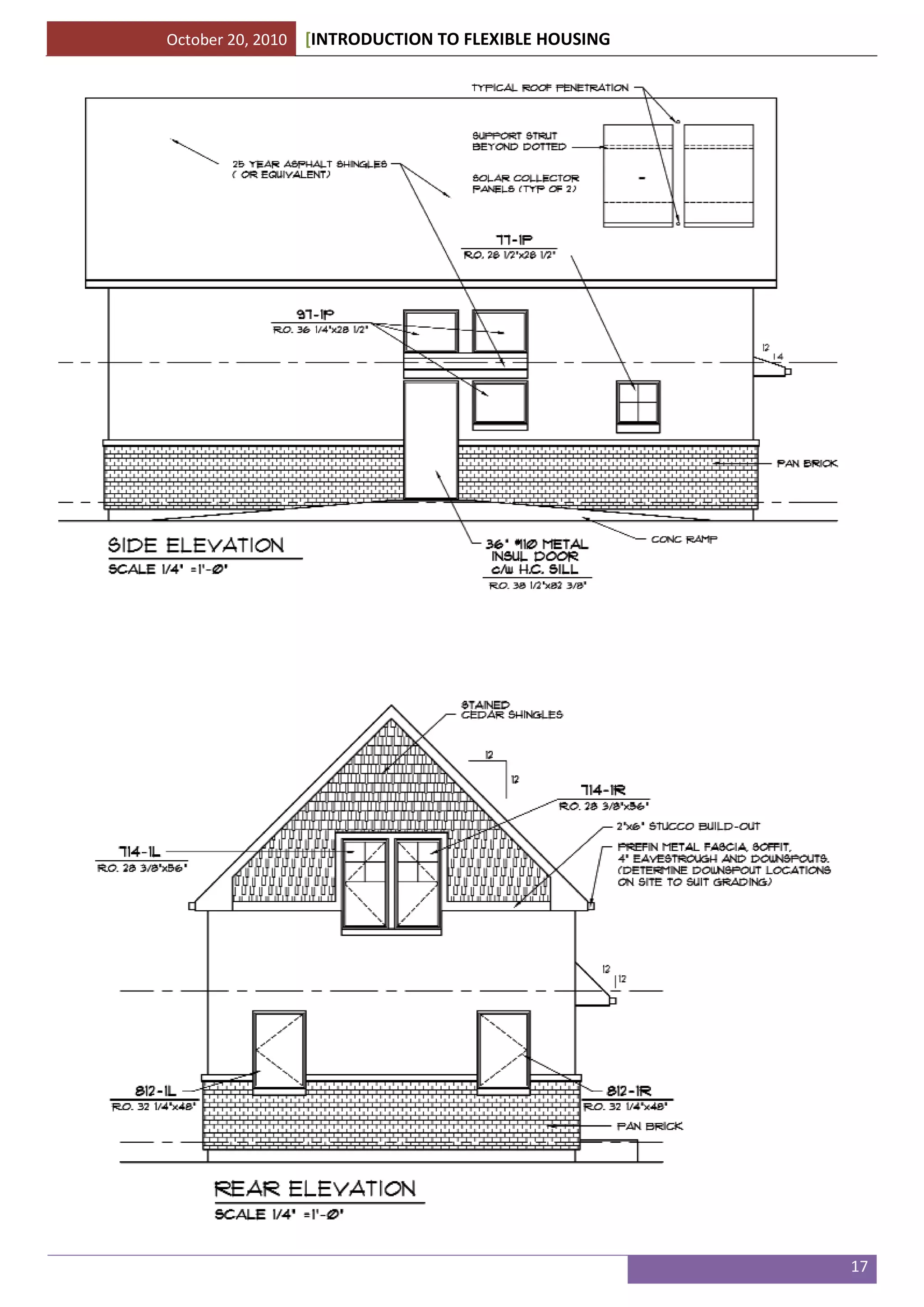 October 20, 2010 [INTRODUCTION TO FLEXIBLE HOUSING
17
 