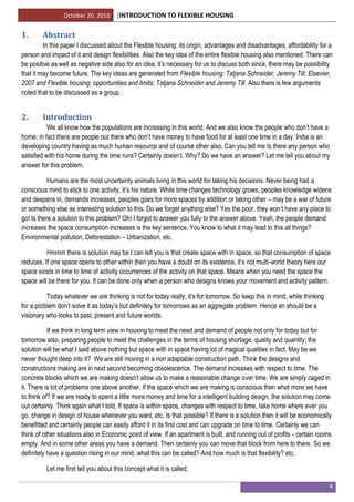 Introduction to flexible housing | PDF