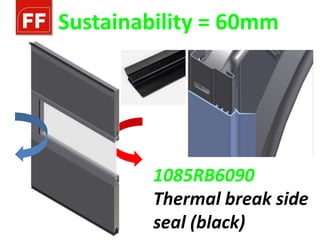 Sustainability = 60mm




         1085RB6090
         Thermal break side
         seal (black)
 