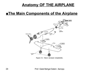 Anatomy OF THE AIRPLANE ■The Main Components of the Airplane 