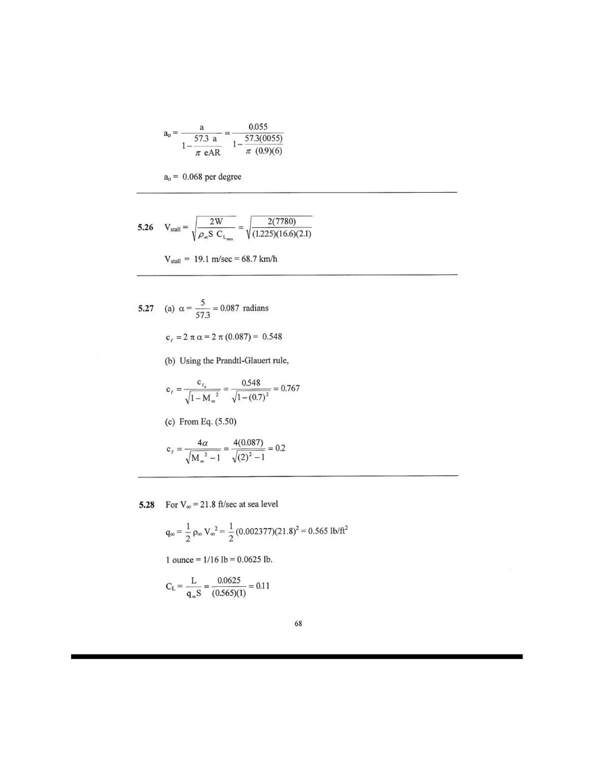 Introduction to flight anderson manual solution pdf